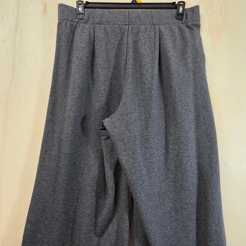Torrid Charcoal Gray Wide‎ Leg Crop Knit Pants Womens Size 1 US 1X 14-16